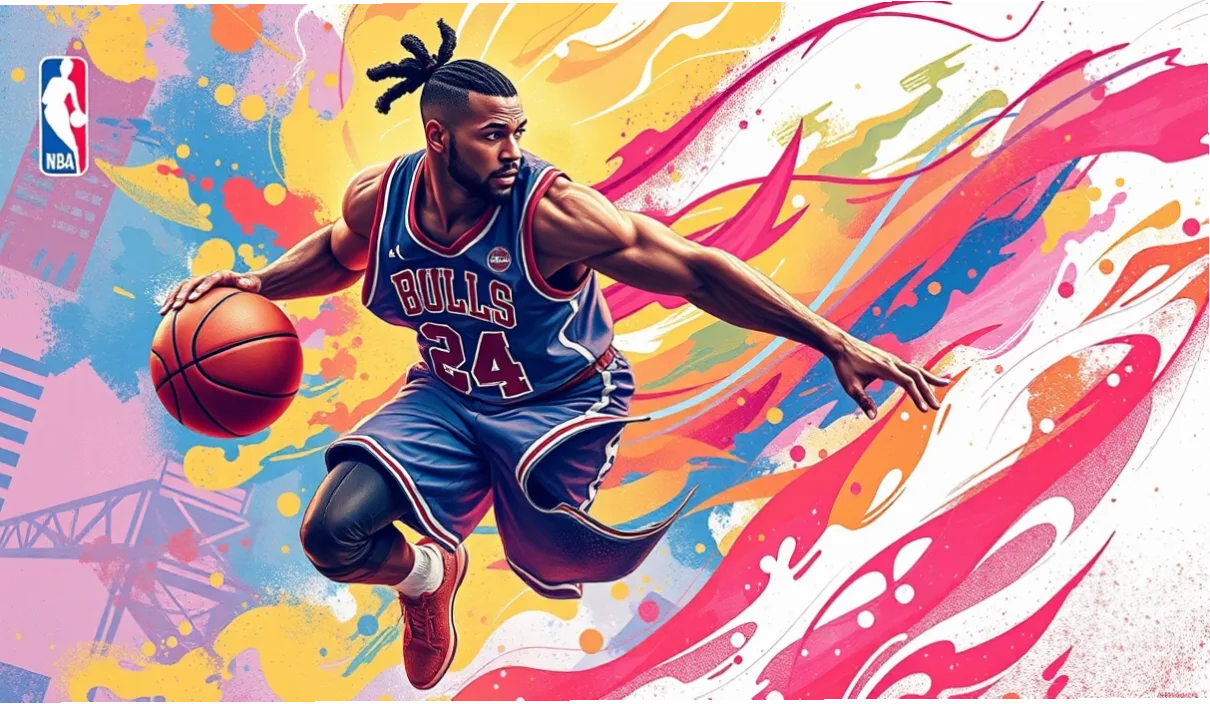NBA大风车扣篮 示意图